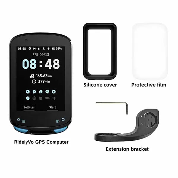 MichiPro Bike Computer – GPS Cycling Computer with Heart Rate Monitor