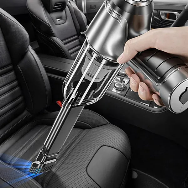 Clenio 3-in-1 Cordless Car Vacuum Cleaner – 120W Brushless Motor, Wet & Dry, HEPA Filter