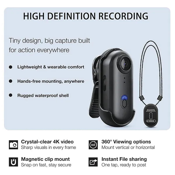 GoJo4K Body Cams US8390