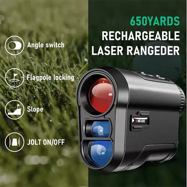 KoGol Z3 Golf Rangefinder – 600 Yard Laser Range Finder with Slope, Pin Lock & Rechargeable Battery