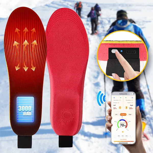 KaenSole Heated Insoles – Electric Warming Insoles for Cold Feet | US Size 4–12.5
