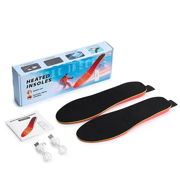 KaenSole Rechargeable Heated Insoles – App-Controlled Electric Foot Warmers for Men & Women