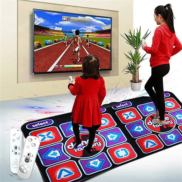 HoliDan Double User Dance Mat – 68 Games, 200 Songs, Non-Slip, for Kids & Adults, PC & TV