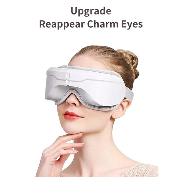 KaliEye Eye Massager with Heat & Bluetooth Music – Heated Eye Mask for Migraine Relief, Better Sleep & Relaxation