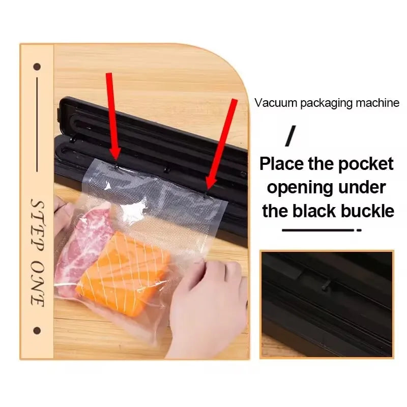 VacFood Vacuum Sealer – Automatic Food Vacuum Sealer Machine for Freshness & Food Preservation
