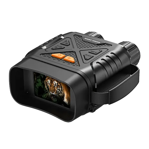NivisionCam Night Vision Binoculars – 4K Full Color, 10X Digital Zoom, 7X IR, 2.8" HD Screen, 64GB TF Card for Camping & Wildlife