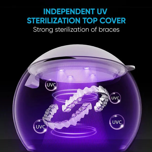 ShiroShine Ultrasonic Retainer Cleaner – Deep Clean Retainers, Aligners, Dentures & More