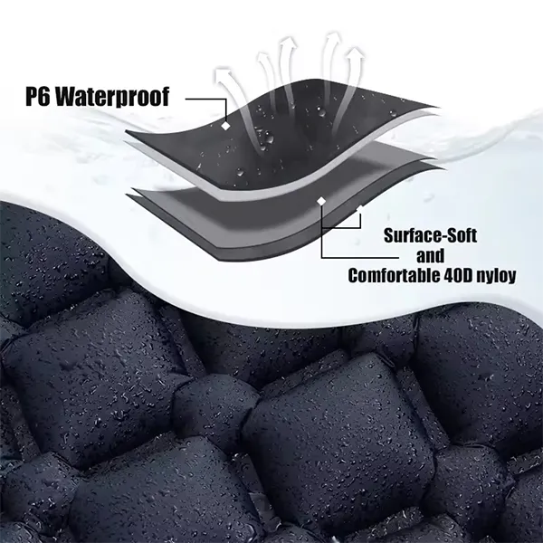 NoviPad M5 Inflatable Sleeping Pad with Pillow – Ultralight Camping Air Mattress