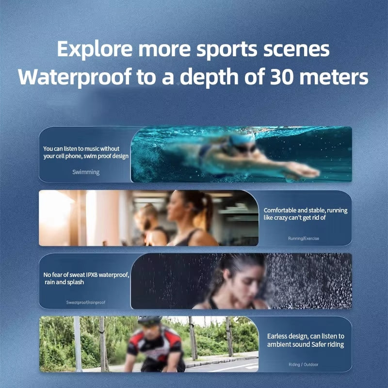 MinoMio Bone Conduction Swimming Headphones