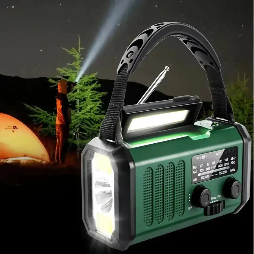 SuraWave Hand Crank Flashlight