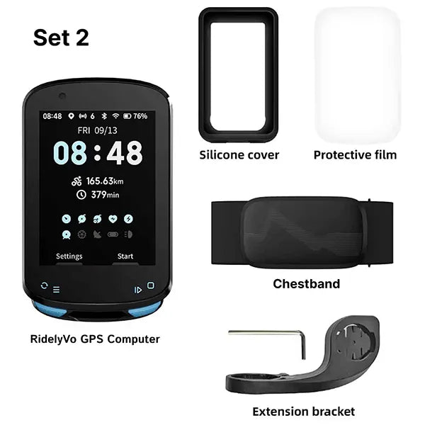 K3BiJo Bike Computer – Wireless GPS Navigation, Color Screen, WiFi & Bluetooth, 5s GPS Lock, IPX7 Waterproof