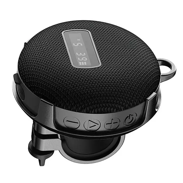 BikeSpear Bike Speaker – 8W Wireless Bluetooth, IPX7 Waterproof, LED Speed Display, 2200mAh Battery