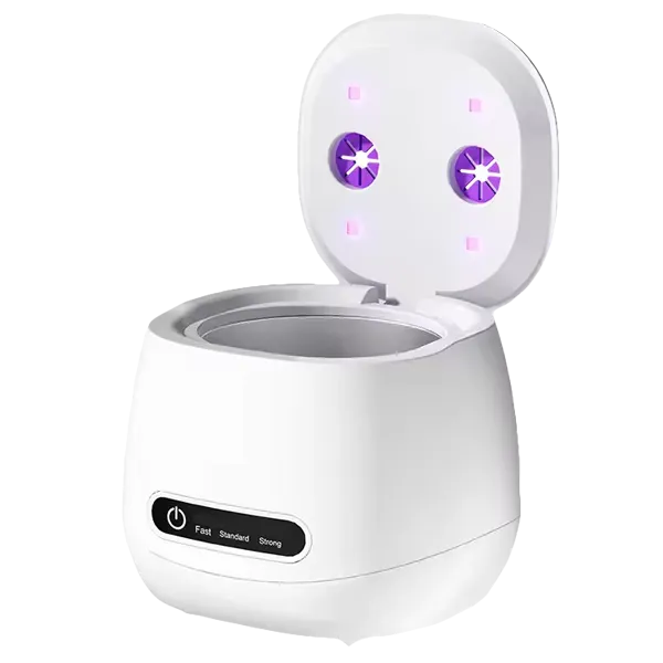 N3DomiX Denture Dome – 52kHz Ultrasonic Cleaner with UV Sterilizer | 200ML Wireless Cleaning Pod