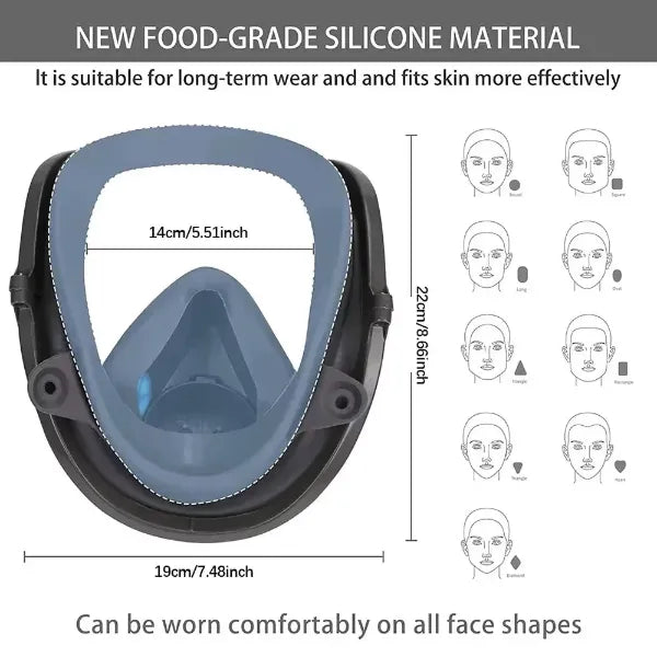 RespiraX Full Face Respirator US8