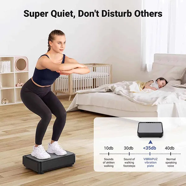 HamoVib Vibration Plate – 99 Levels, Full Body Sculpting, Fat Reduction & Slimming Exercise Machine