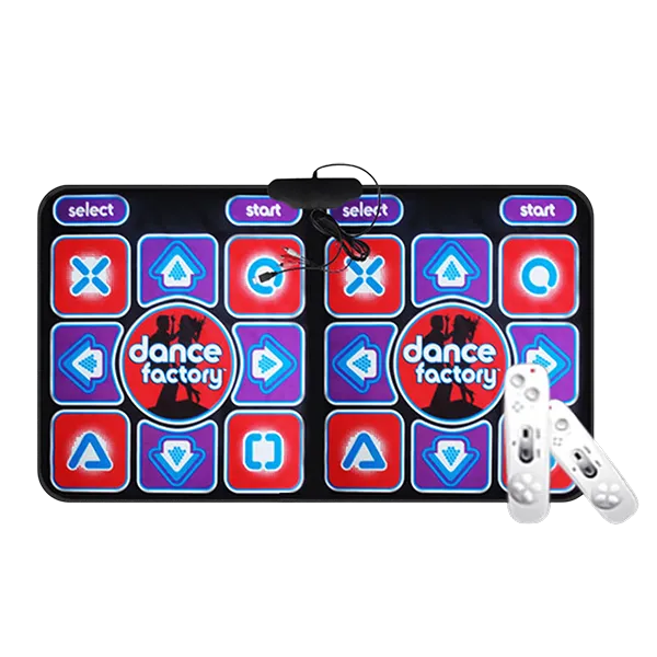 HoliDan Double User Dance Mat – 68 Games, 200 Songs, Non-Slip, for Kids & Adults, PC & TV