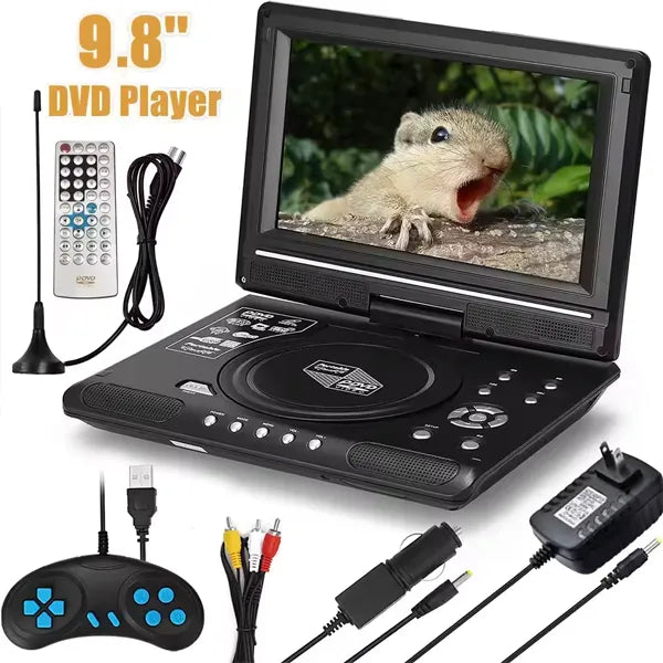 Lumovix Portable DVD Player – Compact Entertainment for Travel, Car & Home