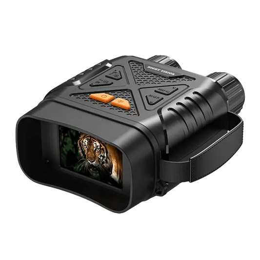NivisionCam Night Vision Binoculars – 4K Full Color, 10X Digital Zoom, 7X IR, 2.8" HD Screen, 64GB TF Card for Camping & Wildlife