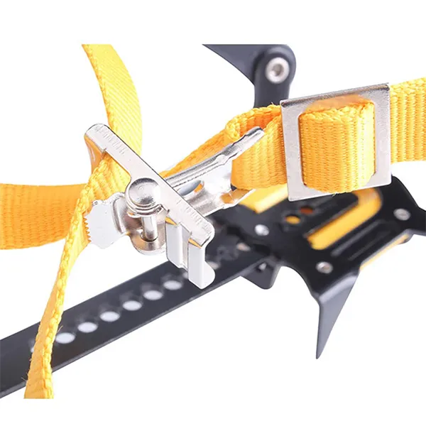 PraIce Ice Cleats – 10-Tooth Stainless Steel Crampons, Adjustable Snow Grips with Carry Bag