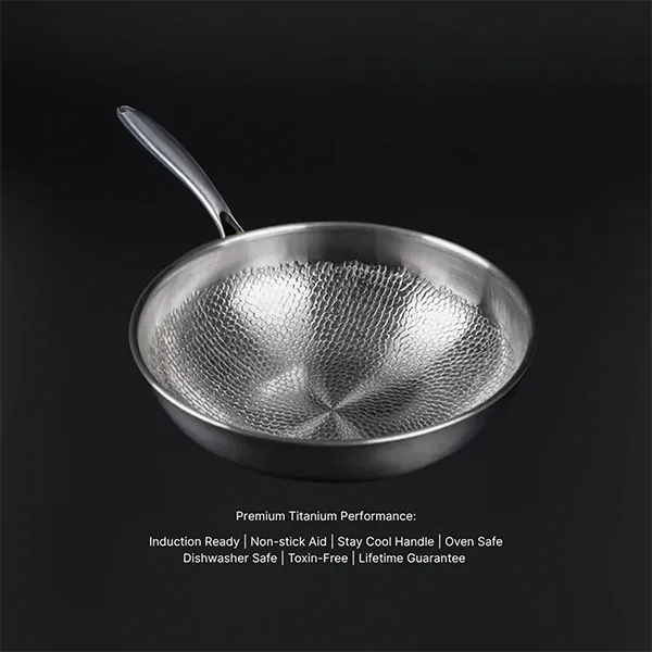 TetsuPan Titanium Frying Pan – Non-Stick, Lightweight & Ultra-Durable for Home & Outdoor Cooking