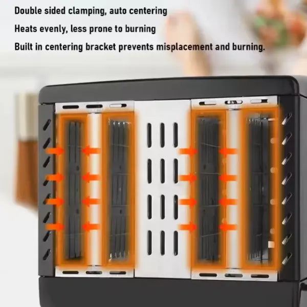 Brevano Toasters 4 Slice AU1