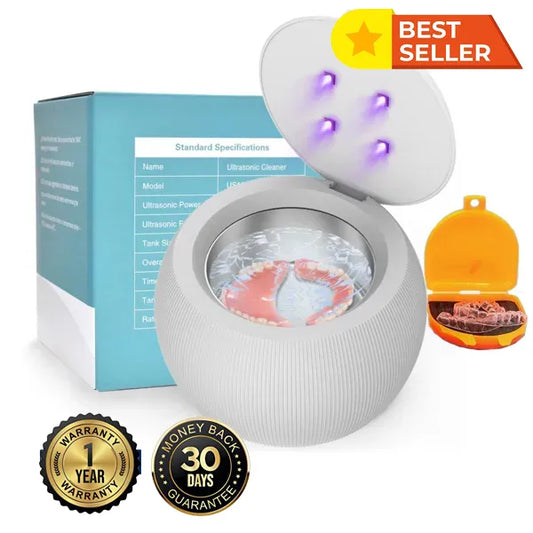 Clenzu Ultrasonic Retainer Cleaner – Deep Clean for Retainers, Aligners & Dental Appliances