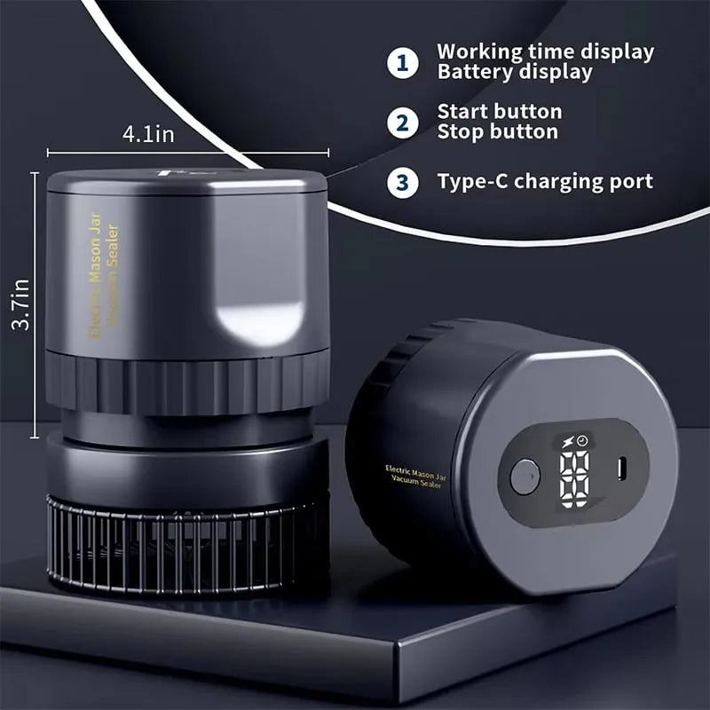Konijar Mason Jar Vacuum Sealer AU1