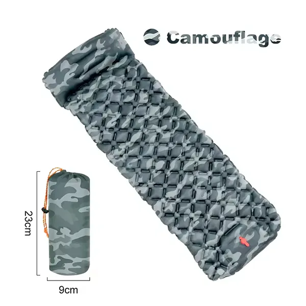 NoviPad M5 Inflatable Sleeping Pad with Pillow – Ultralight Camping Air Mattress