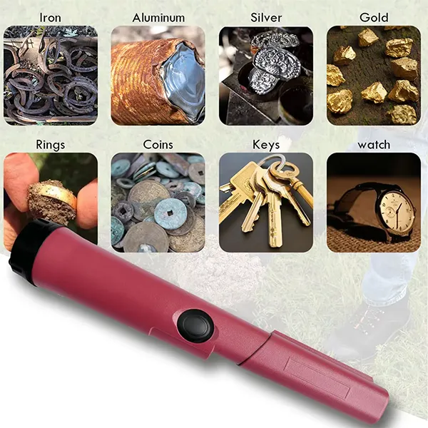 PoPinter Metal Detector Pinpointer – Waterproof 360° Handheld Pin Pointer with 3 Sensitivity Levels & 6 Modes