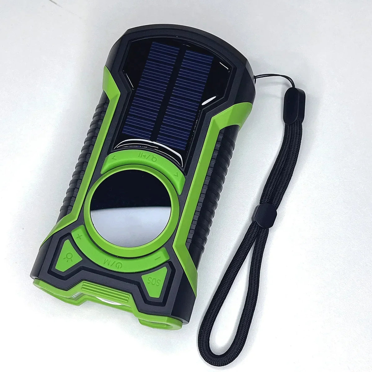DalyRad Emergency Radio – 5000mAh Power Bank, Solar & Hand Crank, AM/FM, SOS Alert & 3-Mode Flashlight
