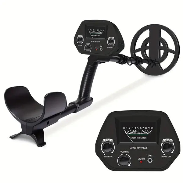 TeroTera Metal Detector – High Accuracy Gold & Silver Detector with 8" Coil, Disc & All Metal Mode